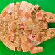 Illustration for article titled An Immaculate Millennium Falcon Model Made Entirely Of Cardboard